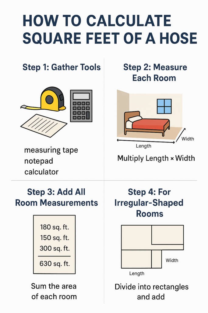 How to Calculate Square Feet of a House